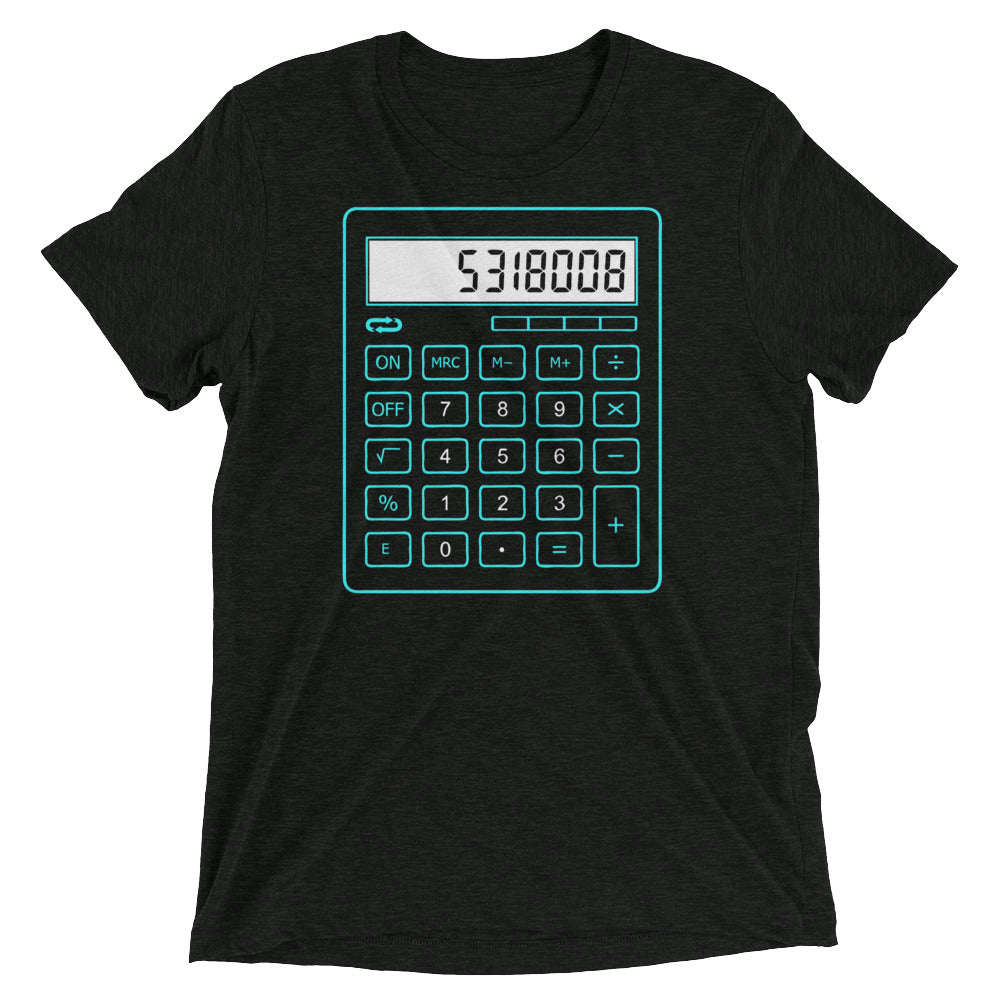 5318008 Calculator Men's Tri-Blend - Adult & Kids T-Shirts, Sweatshirts & Hoodies apparel design preview 1