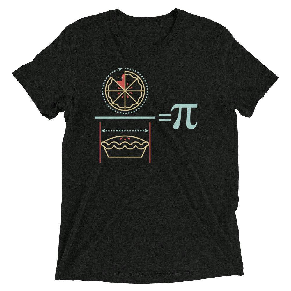 Pi Equation Men's Tri-Blend - Adult & Kids T-Shirts, Sweatshirts & Hoodies apparel design preview 1