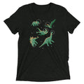 Dinos In Space Men's Tri-Blend - Adult & Kids T-Shirts, Sweatshirts & Hoodies apparel design preview 1