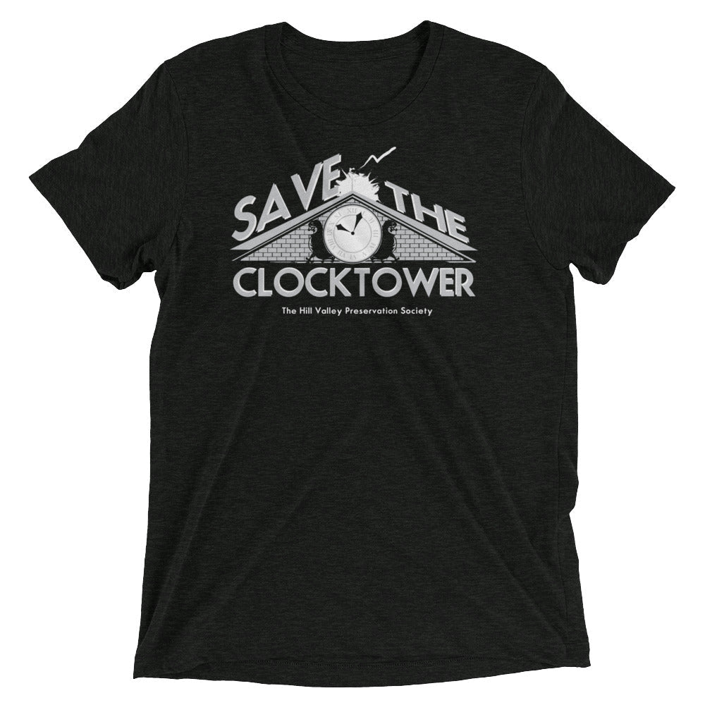Save The Clocktower Men's Tri-Blend - Adult & Kids T-Shirts, Sweatshirts & Hoodies apparel design preview 1