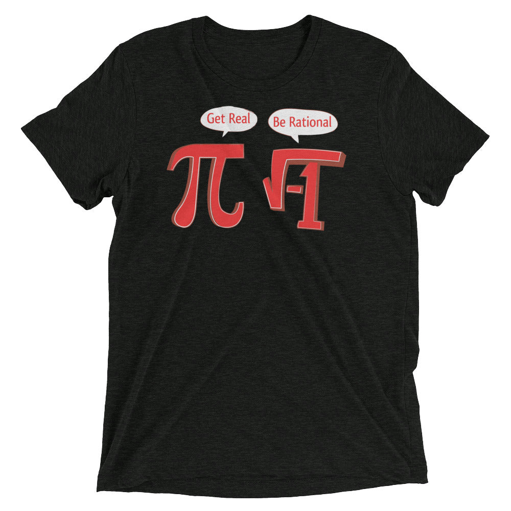 Pi Be Rational Men's Tri-Blend - Adult & Kids T-Shirts, Sweatshirts & Hoodies apparel design preview 1