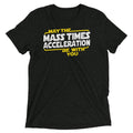 May The Mass x Acceleration Men's Tri-Blend - Adult & Kids T-Shirts, Sweatshirts & Hoodies apparel design preview 1