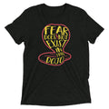 Fear Does Not Exist In This Dojo Men's Tri-Blend - Adult & Kids T-Shirts, Sweatshirts & Hoodies apparel design preview 1