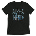 Alpha Nerd Men's Tri-Blend - Adult & Kids T-Shirts, Sweatshirts & Hoodies apparel design preview 1