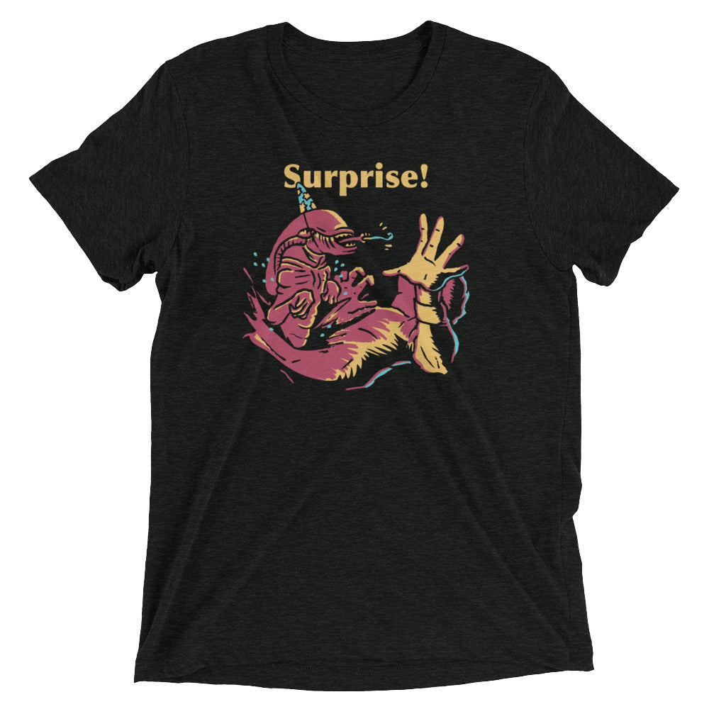 Surprise Party! Men's Tri-Blend - Adult & Kids T-Shirts, Sweatshirts & Hoodies apparel design preview 1