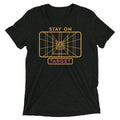 Stay On Target Men's Tri-Blend - Adult & Kids T-Shirts, Sweatshirts & Hoodies apparel design preview 1