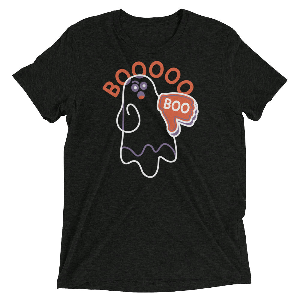 Ghost Boo Men's Tri-Blend - Adult & Kids T-Shirts, Sweatshirts & Hoodies apparel design preview 1
