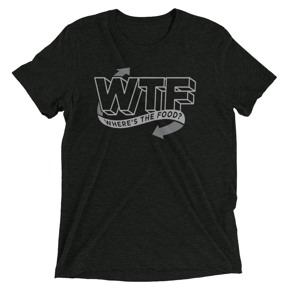 Where's The Food? Men's Tri-Blend - Adult & Kids T-Shirts, Sweatshirts & Hoodies apparel design preview 1