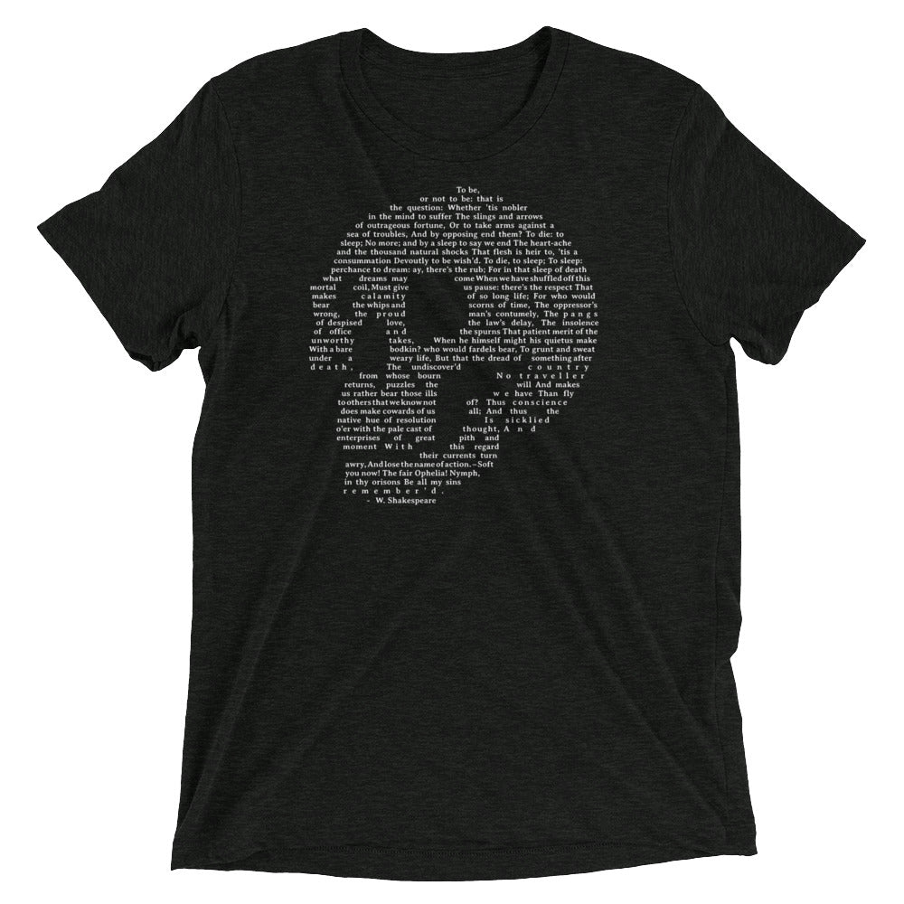 Hamlet Soliloquy Men's Tri-Blend - Adult & Kids T-Shirts, Sweatshirts & Hoodies apparel design preview 1
