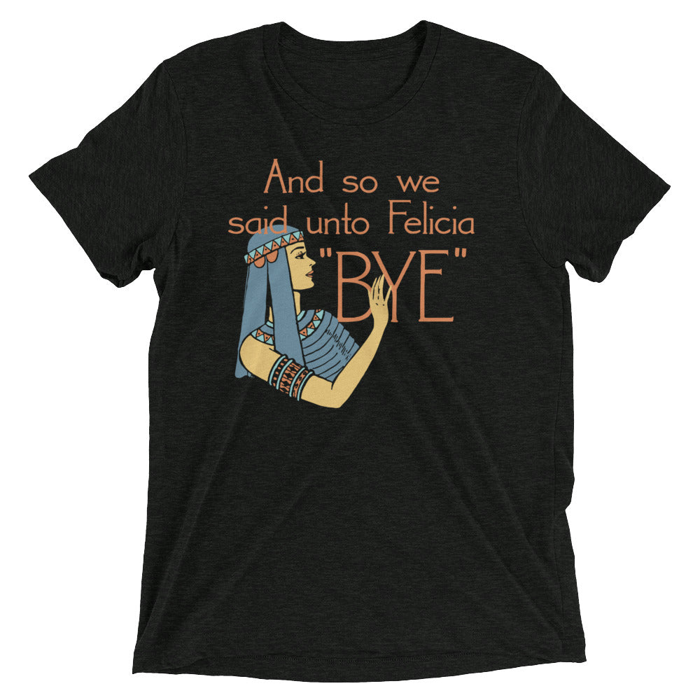 Bye Felicia Men's Tri-Blend - Adult & Kids T-Shirts, Sweatshirts & Hoodies apparel design preview 1