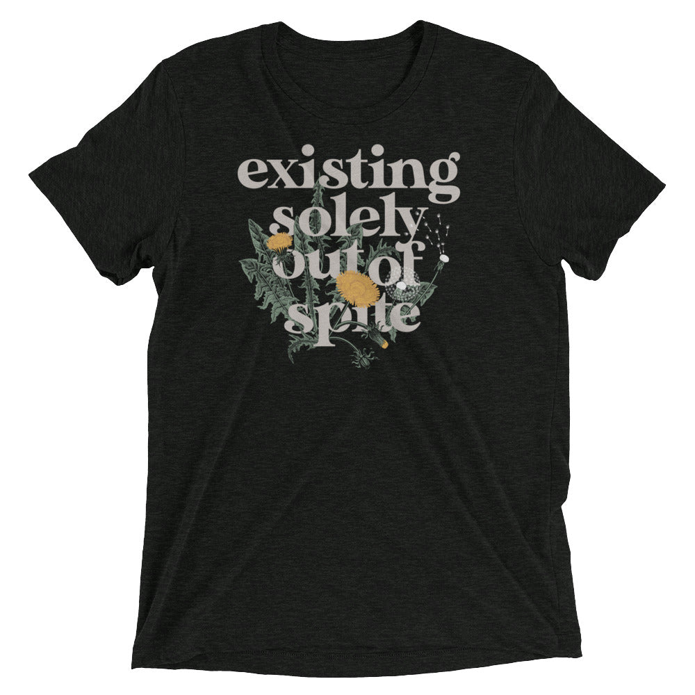 Existing Solely Out Of Spite Men's Tri-Blend - Adult & Kids T-Shirts, Sweatshirts & Hoodies apparel design preview 1