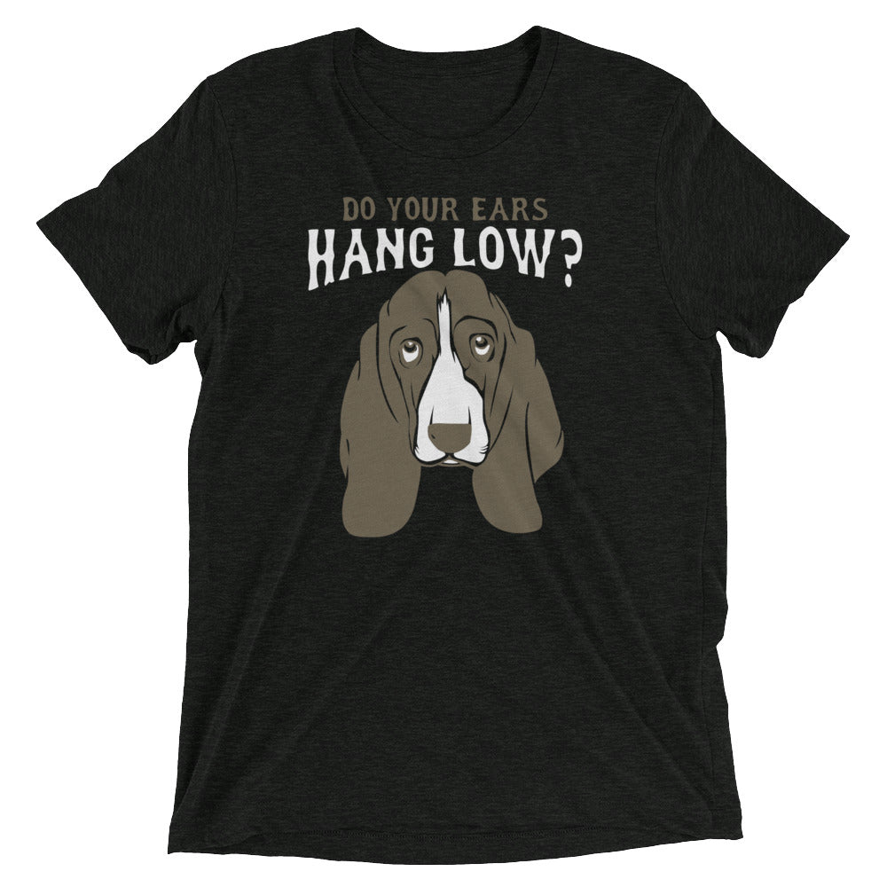 Do Your Ears Hang Low? Men's Tri-Blend - Adult & Kids T-Shirts, Sweatshirts & Hoodies apparel design preview 1