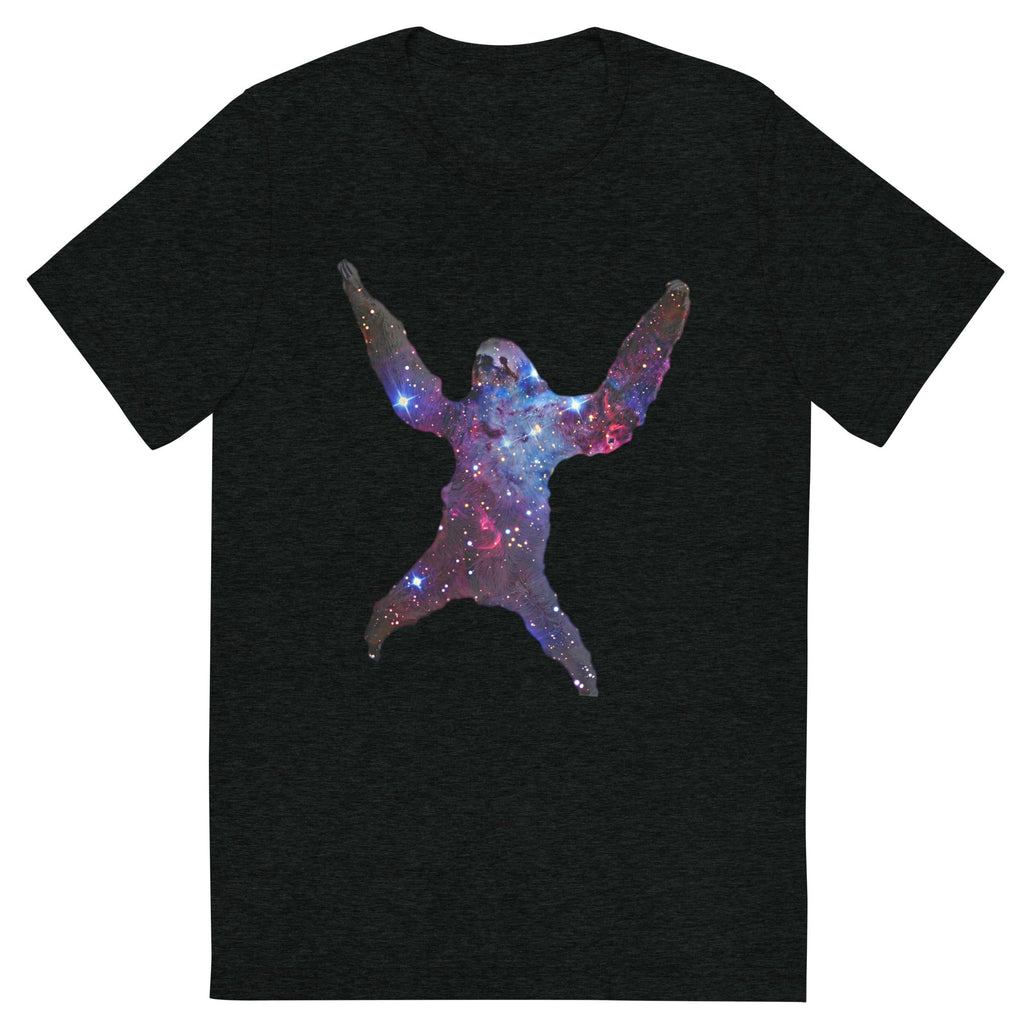 Sloth Nebula Men's Tri-Blend - Adult & Kids T-Shirts, Sweatshirts & Hoodies apparel design preview 1
