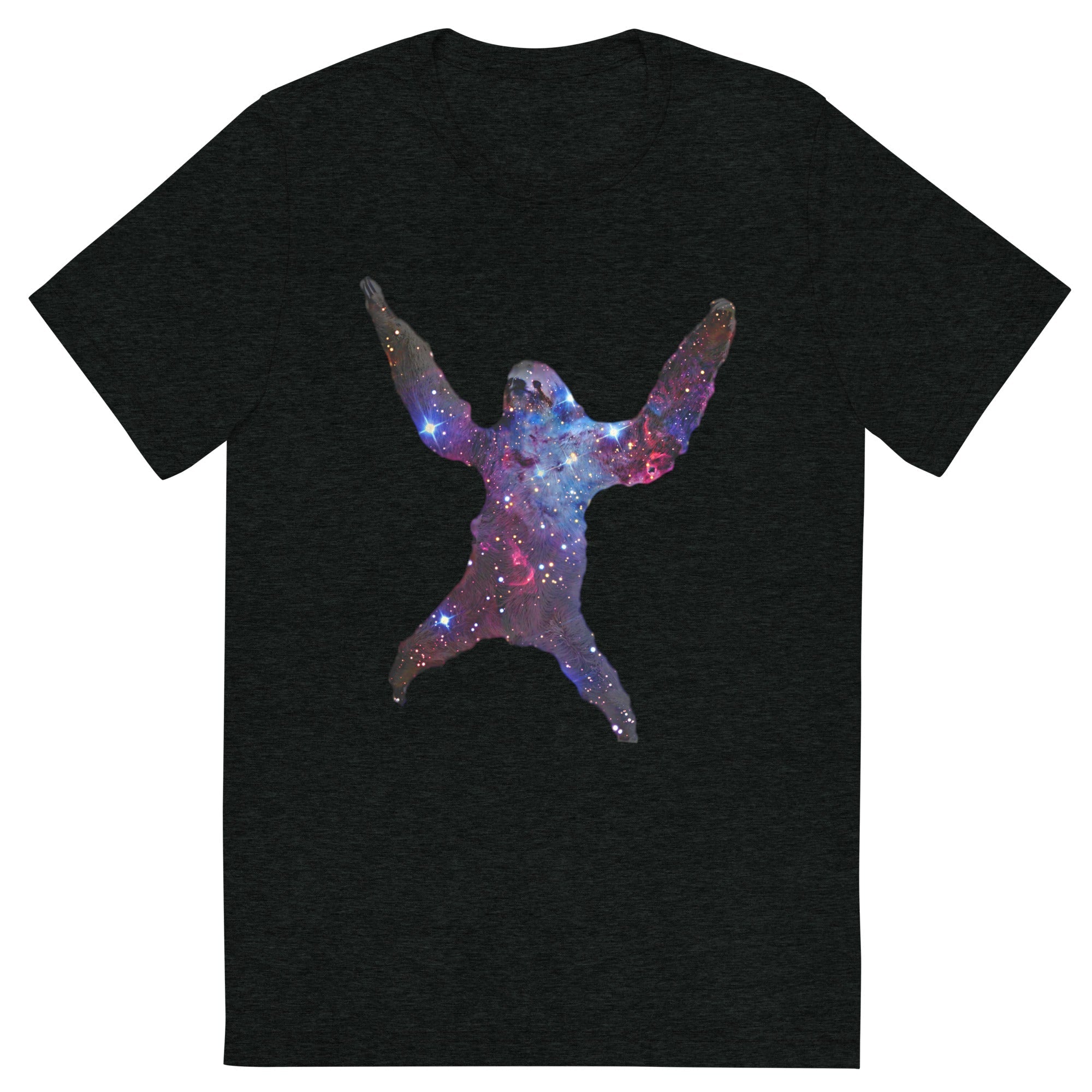 Sloth Nebula Men's Tri-Blend - Adult & Kids T-Shirts, Sweatshirts & Hoodies apparel design preview 1