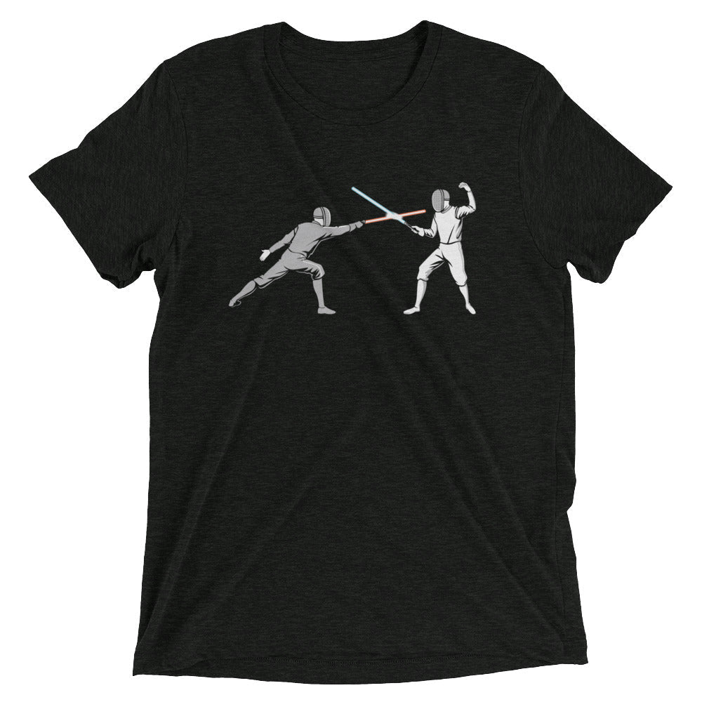 Light Fencing Men's Tri-Blend - Adult & Kids T-Shirts, Sweatshirts & Hoodies apparel design preview 1