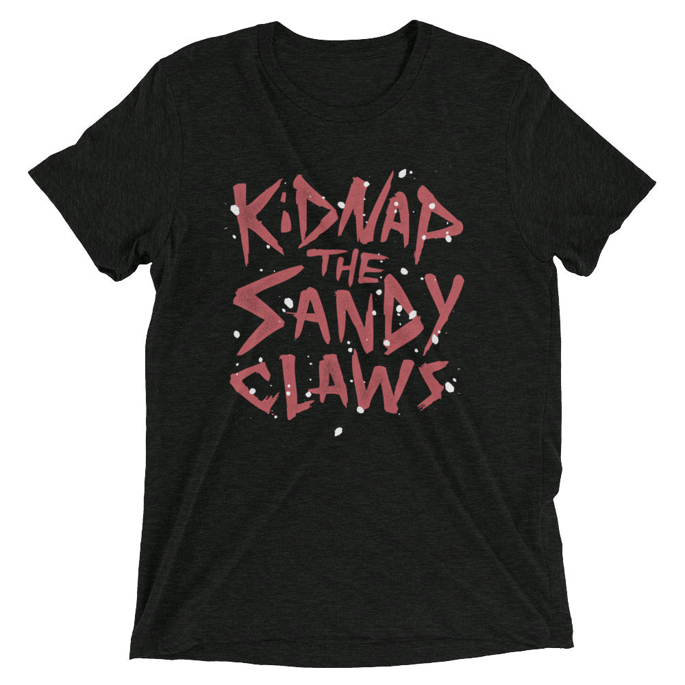 Kidnap The Sandy Claws Men's Tri-Blend - Adult & Kids T-Shirts, Sweatshirts & Hoodies apparel design preview 1