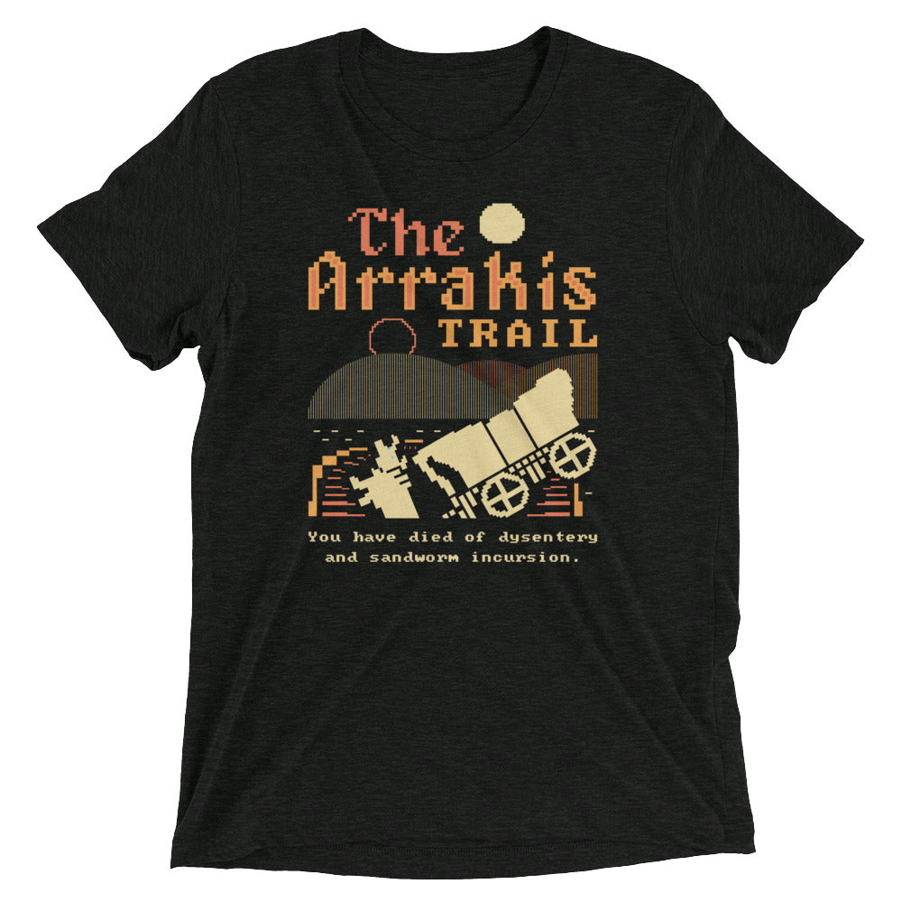 The Arrakis Trail Men's Tri-Blend - Adult & Kids T-Shirts, Sweatshirts & Hoodies apparel design preview 1