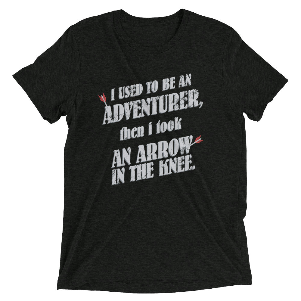 I Used To Be An Adventurer Men's Tri-Blend - Adult & Kids T-Shirts, Sweatshirts & Hoodies apparel design preview 1