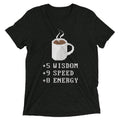 Coffee Plus To Stats Men's Tri-Blend - Adult & Kids T-Shirts, Sweatshirts & Hoodies apparel design preview 1