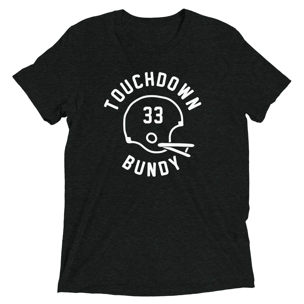 Touchdown Bundy Men's Tri-Blend - Adult & Kids T-Shirts, Sweatshirts & Hoodies apparel design preview 1