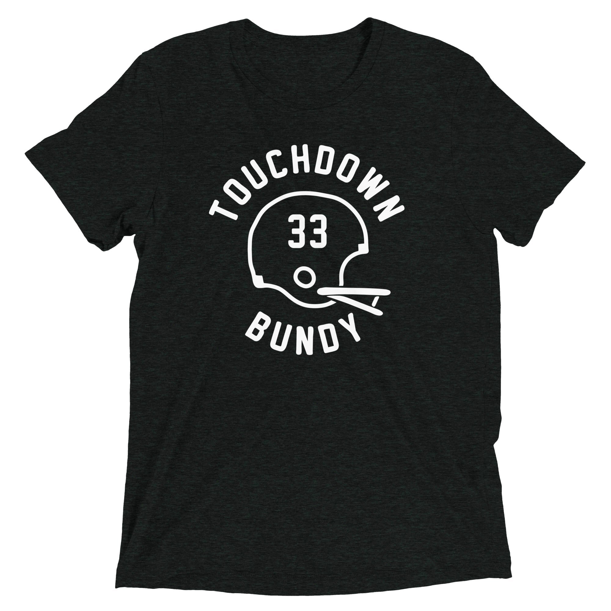 Touchdown Bundy Men's Tri-Blend - Adult & Kids T-Shirts, Sweatshirts & Hoodies apparel design preview 1