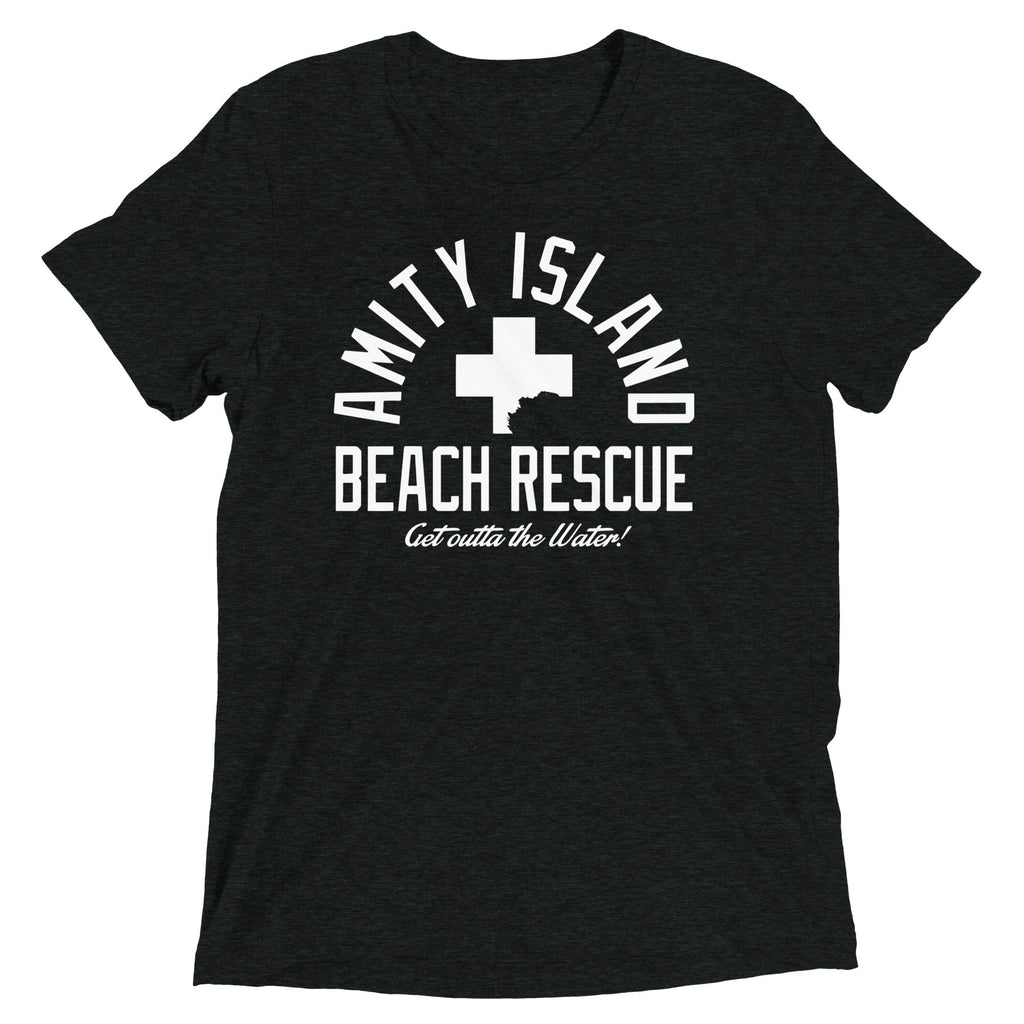 Amity Island Beach Rescue Men's Tri-Blend - Adult & Kids T-Shirts, Sweatshirts & Hoodies apparel design preview 1