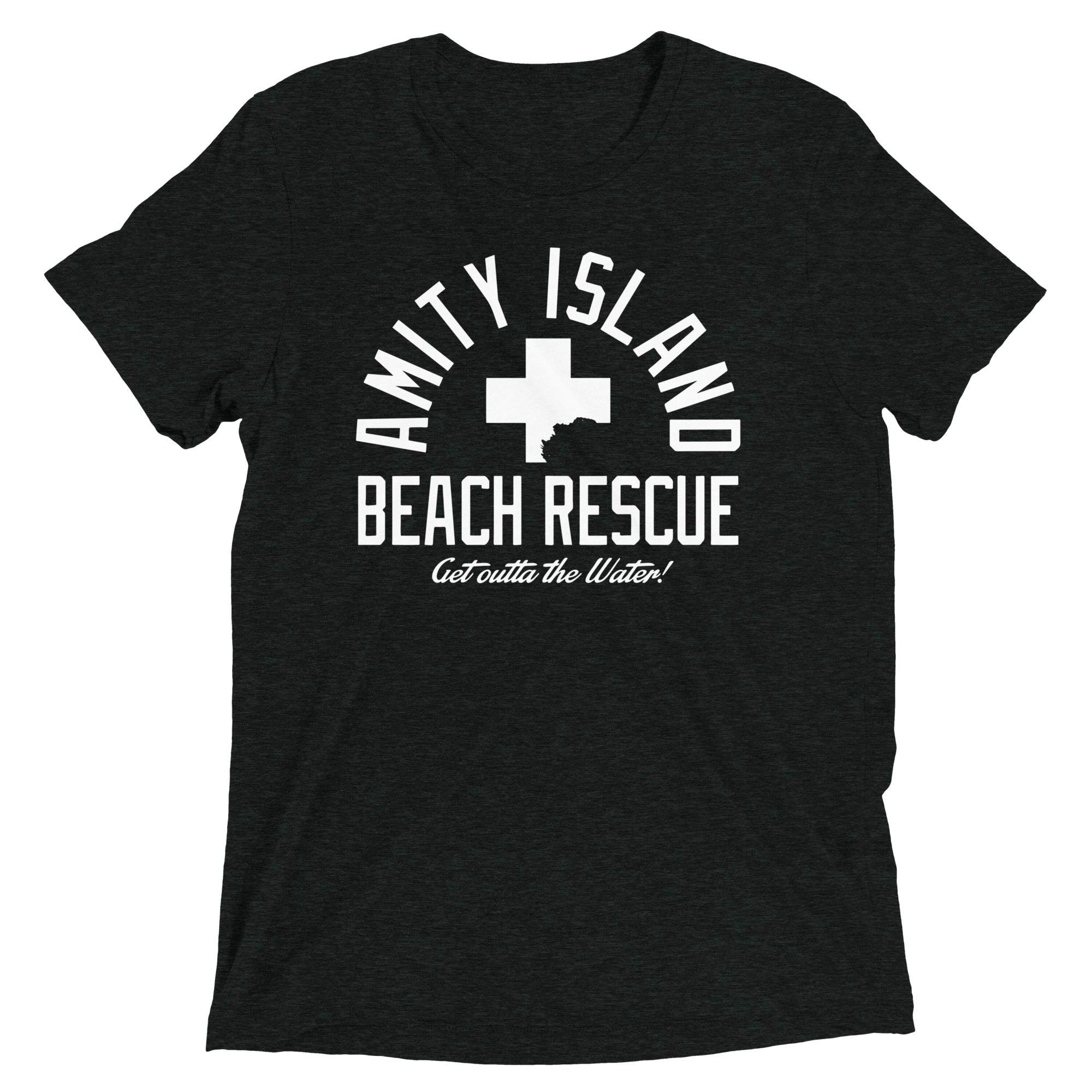 Amity Island Beach Rescue Men's Tri-Blend - Adult & Kids T-Shirts, Sweatshirts & Hoodies apparel design preview 1