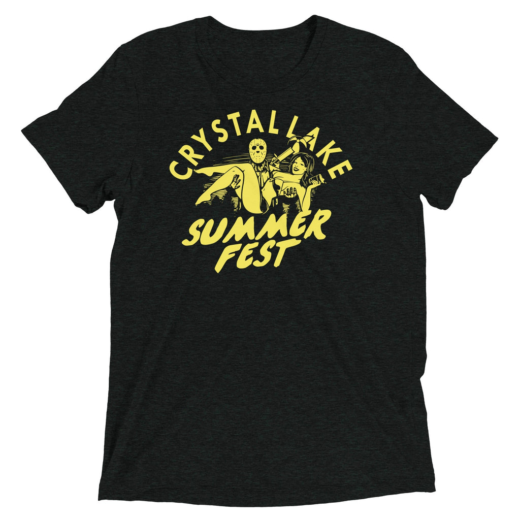 Crystal Lake Summer Fest Men's Tri-Blend - Adult & Kids T-Shirts, Sweatshirts & Hoodies apparel design preview 1