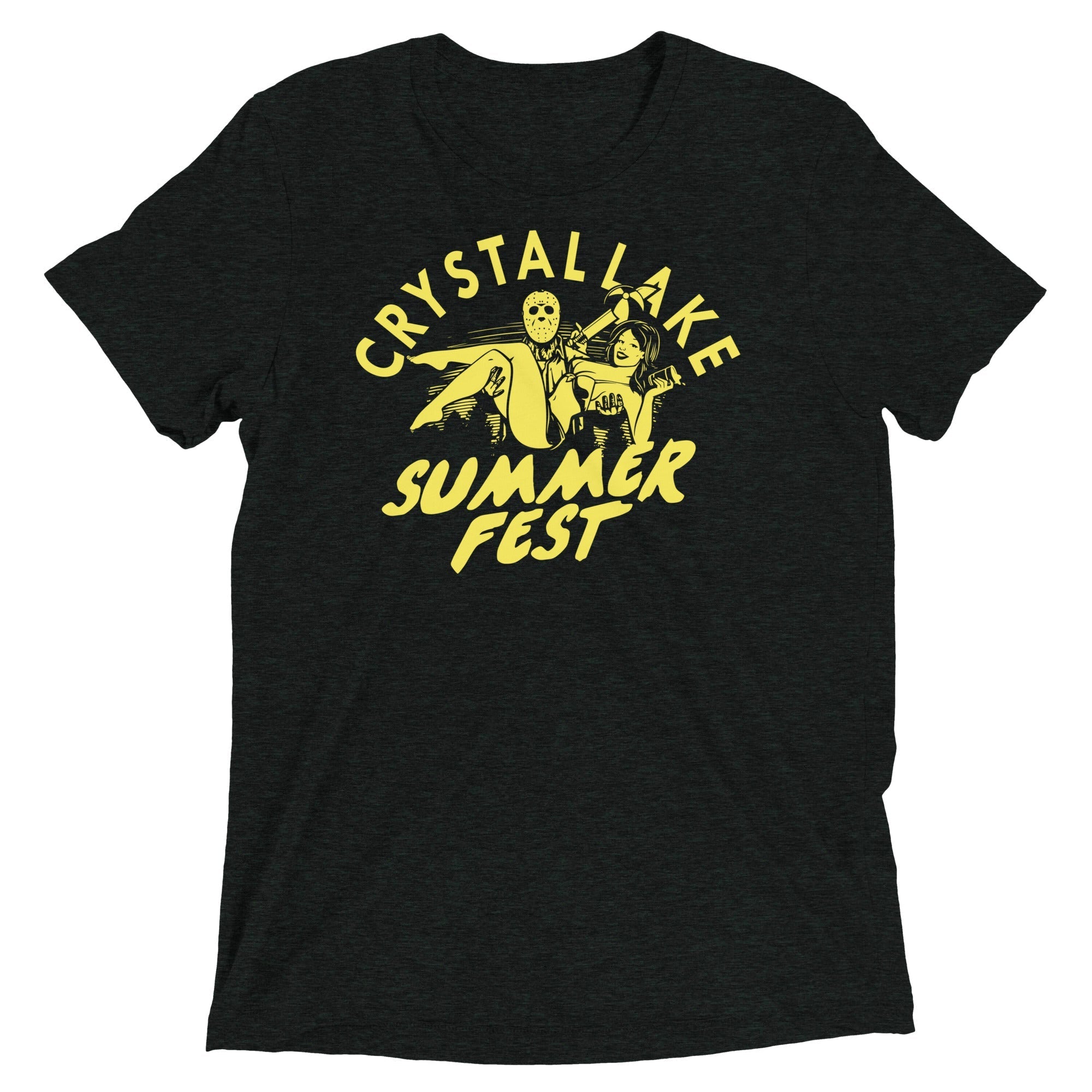 Crystal Lake Summer Fest Men's Tri-Blend - Adult & Kids T-Shirts, Sweatshirts & Hoodies apparel design preview 1