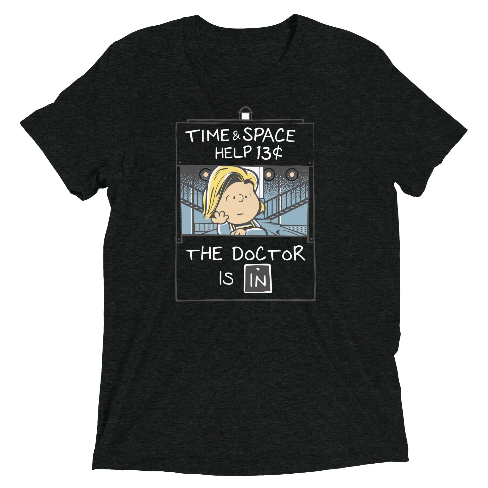 13th Doctor Is In Men's Tri-Blend - Adult & Kids T-Shirts, Sweatshirts & Hoodies apparel design preview 1