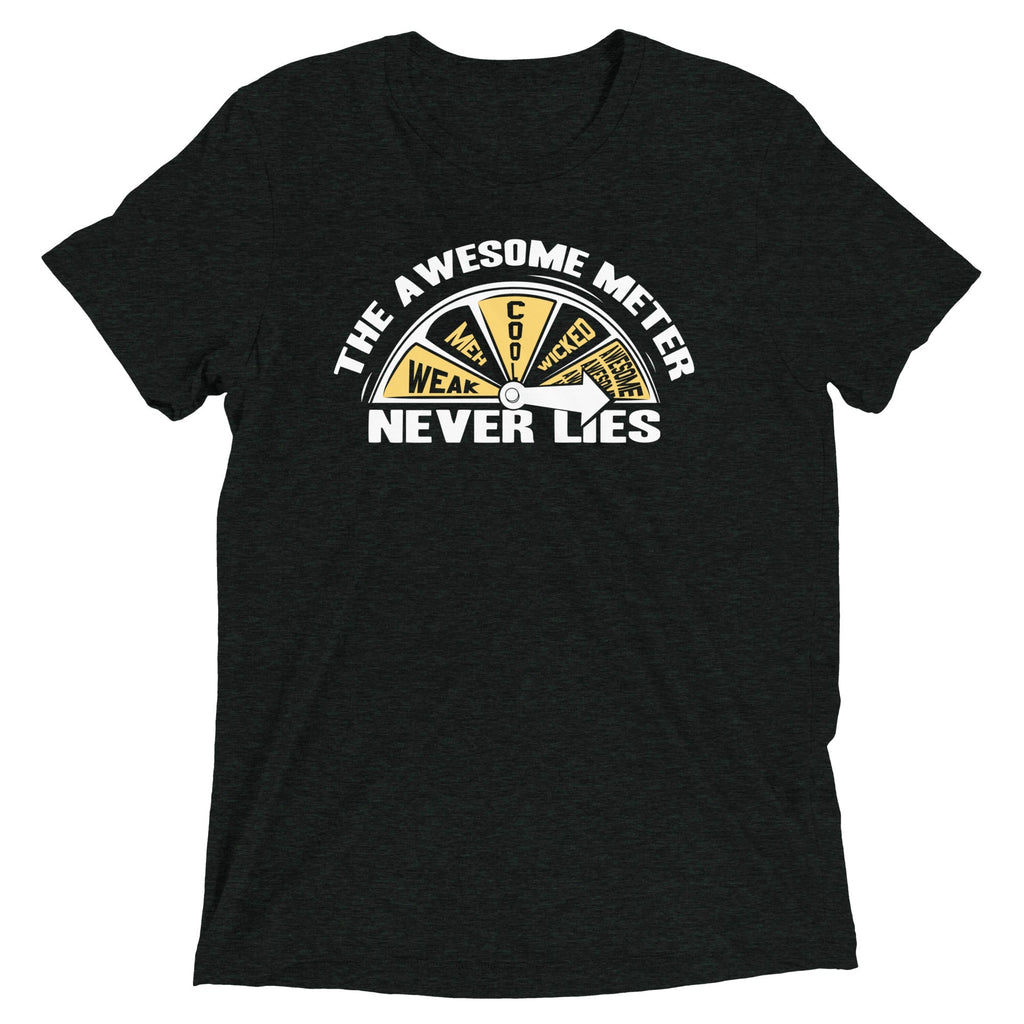 The Awesome Meter Men's Tri-Blend - Adult & Kids T-Shirts, Sweatshirts & Hoodies apparel design preview 1