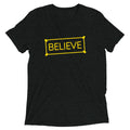 Believe Sign Men's Tri-Blend - Adult & Kids T-Shirts, Sweatshirts & Hoodies apparel design preview 1