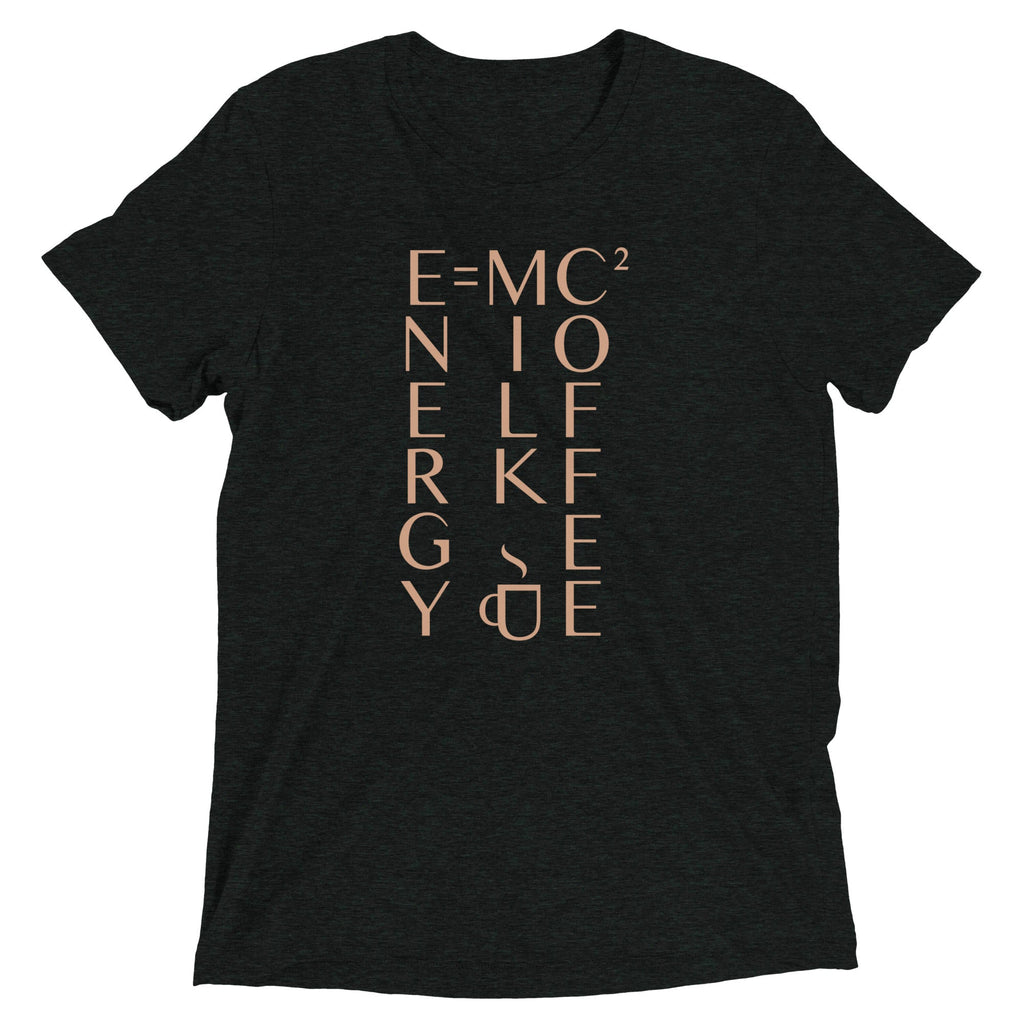 Energy Equals Milk Times Coffee Squared Men's - Adult & Kids T-Shirts, Sweatshirts & Hoodies apparel design preview 1