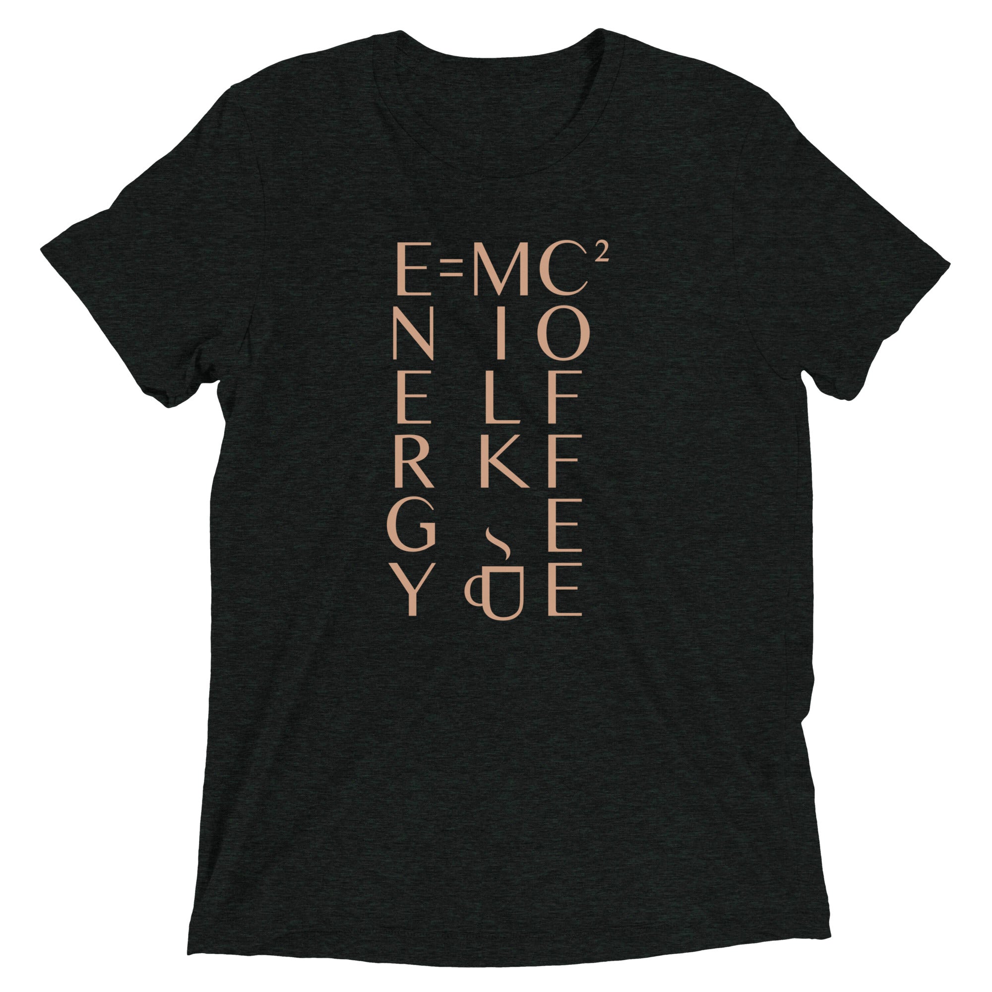 Energy Equals Milk Times Coffee Squared Men's - Adult & Kids T-Shirts, Sweatshirts & Hoodies apparel design preview 1