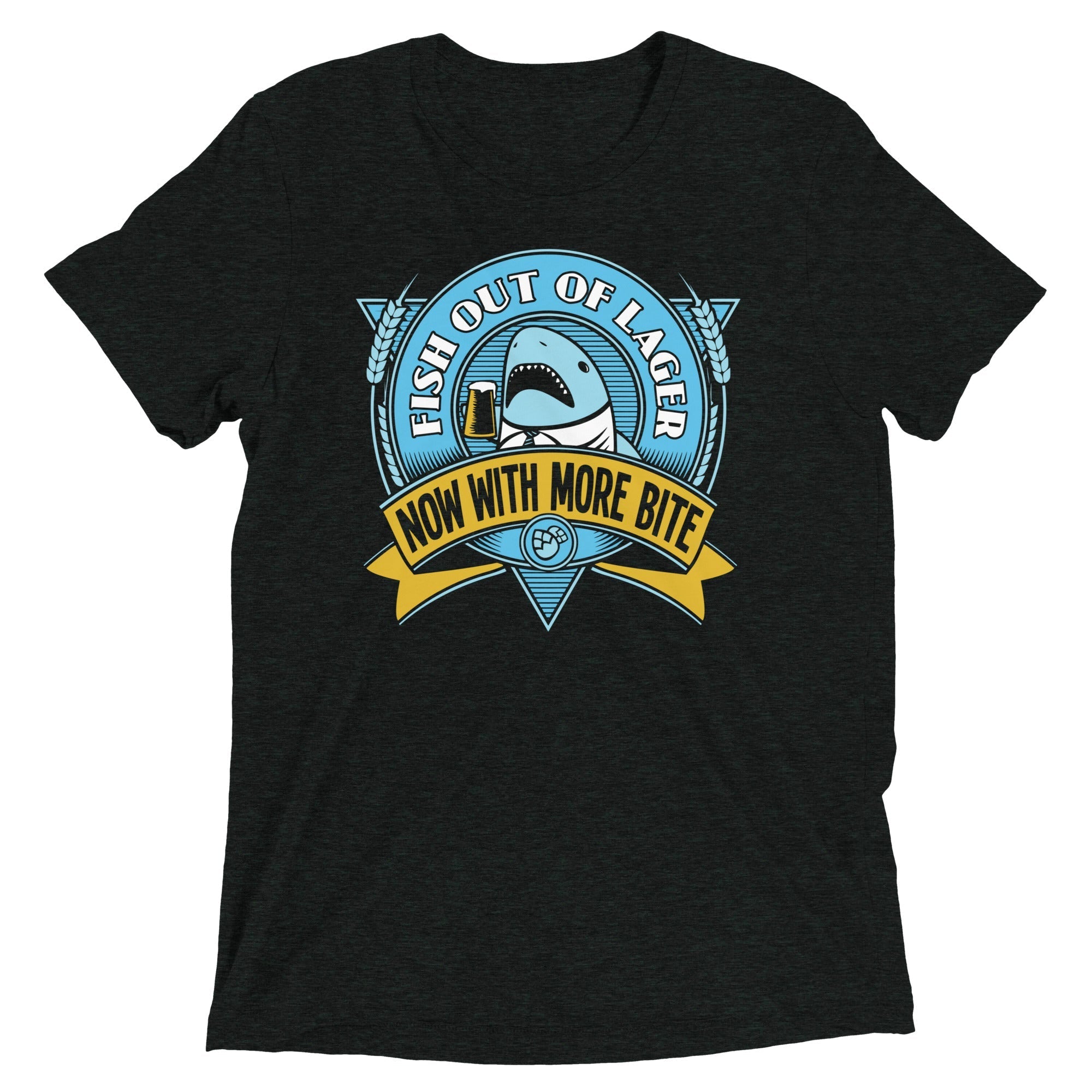 Fish Out Of Lager Men's Tri-Blend - Adult & Kids T-Shirts, Sweatshirts & Hoodies apparel design preview 1