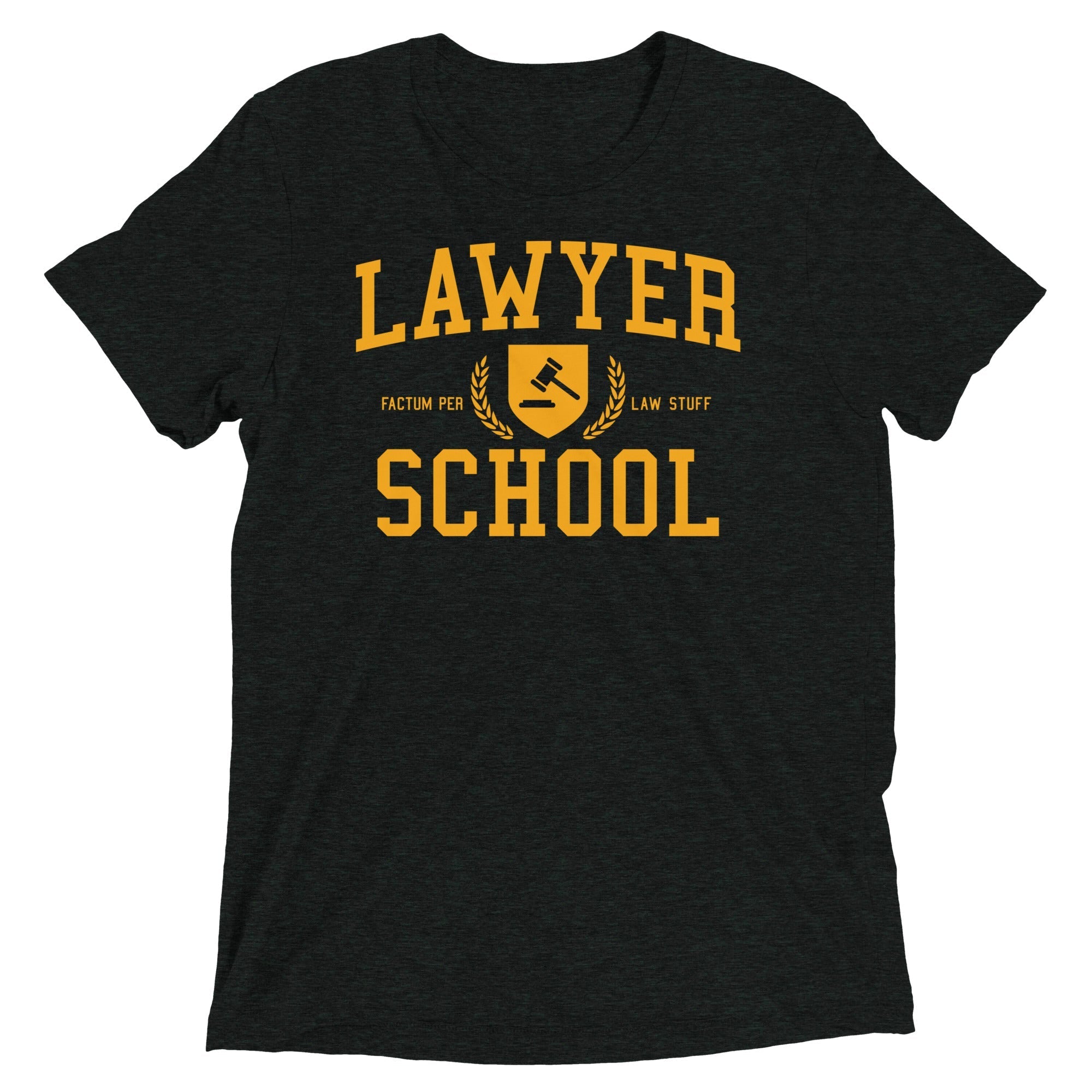 Lawyer School Men's Tri-Blend - Adult & Kids T-Shirts, Sweatshirts & Hoodies apparel design preview 1