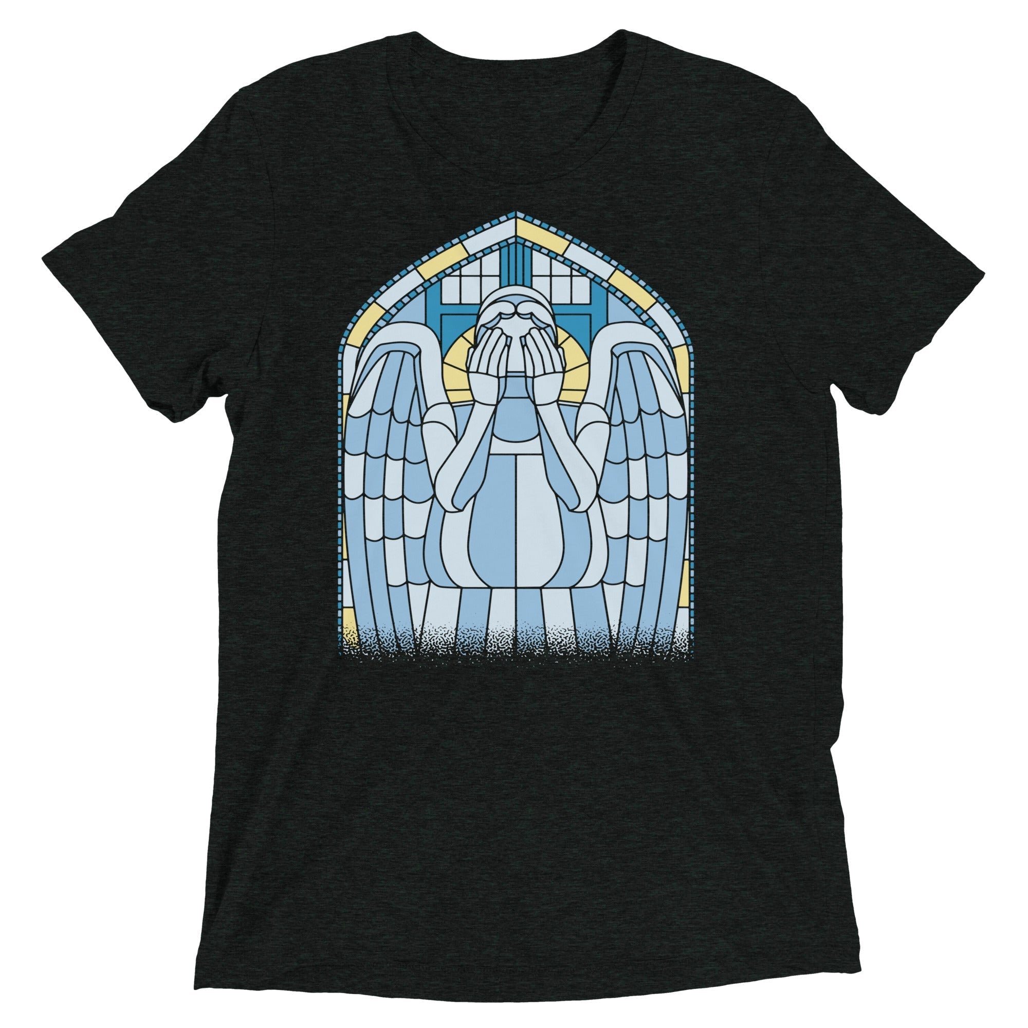 Weeping Angel Men's Tri-Blend - Adult & Kids T-Shirts, Sweatshirts & Hoodies apparel design preview 1