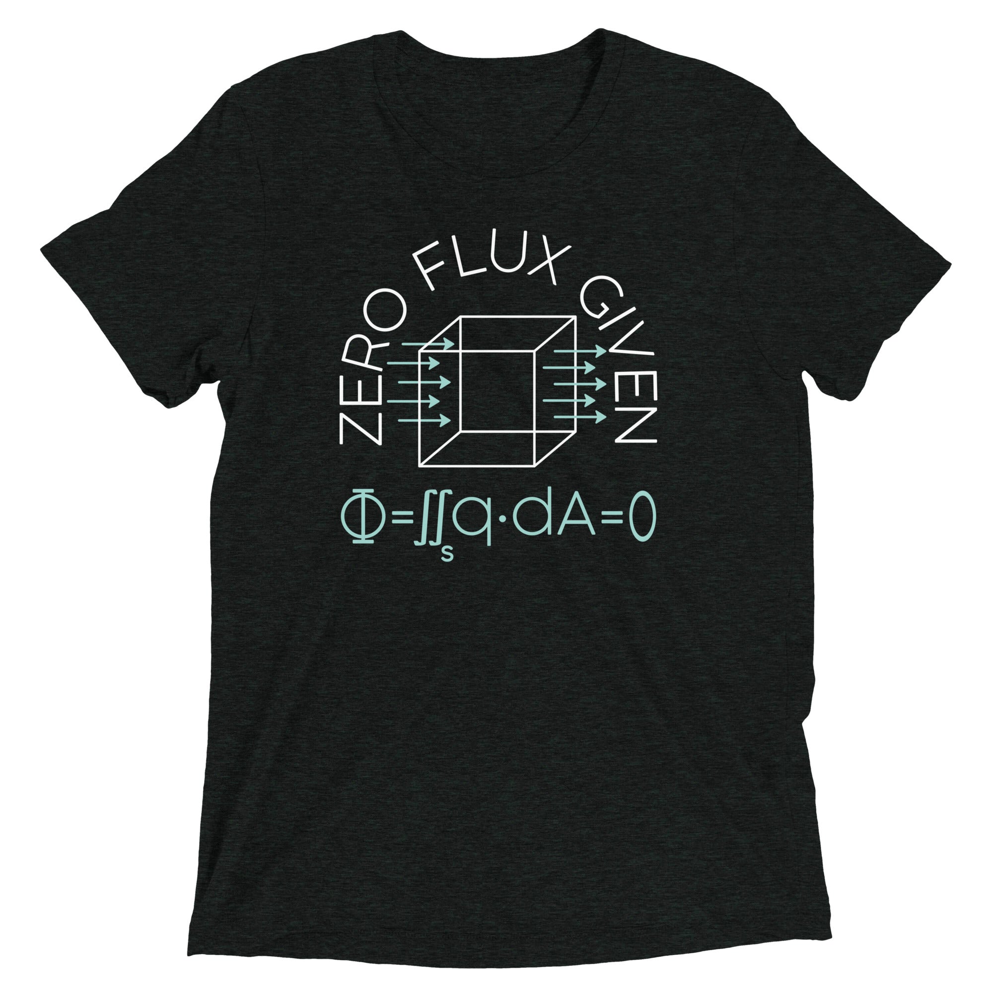 Zero Flux Given Men's Tri-Blend - Adult & Kids T-Shirts, Sweatshirts & Hoodies apparel design preview 1