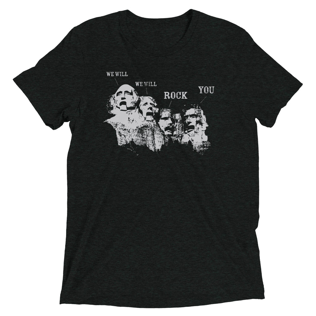 We Will Rock You Men's Tri-Blend - Adult & Kids T-Shirts, Sweatshirts & Hoodies apparel design preview 1