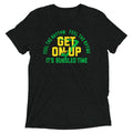It's Bobsled Time Men's Tri-Blend - Adult & Kids T-Shirts, Sweatshirts & Hoodies apparel design preview 1