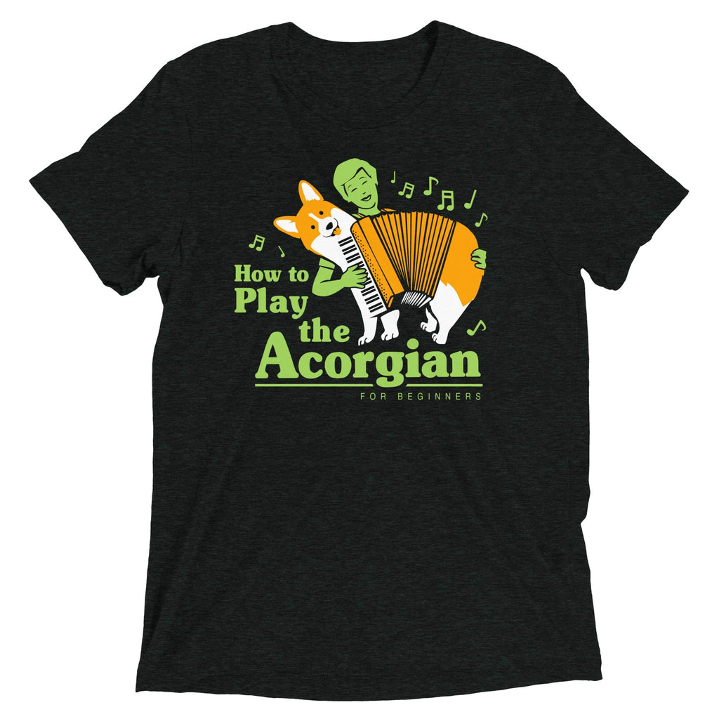 How To Play The Acorgian Men's Tri-Blend - Adult & Kids T-Shirts, Sweatshirts & Hoodies apparel design preview 1