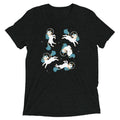 Unicorns In Space Men's Tri-Blend - Adult & Kids T-Shirts, Sweatshirts & Hoodies apparel design preview 1