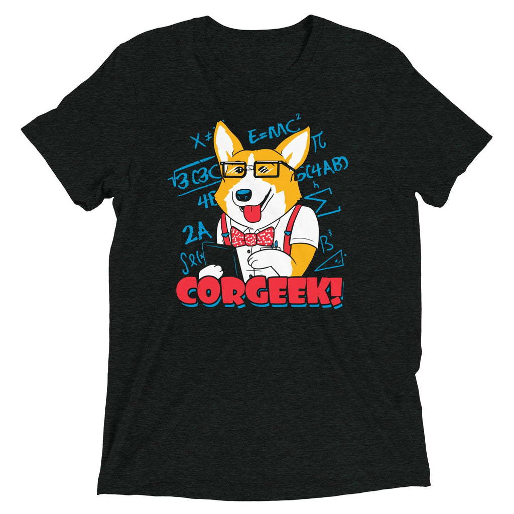 Corgeek Men's Tri-Blend - Adult & Kids T-Shirts, Sweatshirts & Hoodies apparel design preview 1
