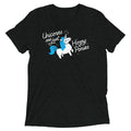 Unicorns Are Just Horny Ponies Men's Tri-Blend - Adult & Kids T-Shirts, Sweatshirts & Hoodies apparel design preview 1