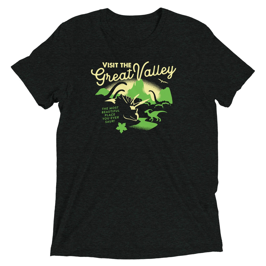 Visit The Great Valley Men's Tri-Blend - Adult & Kids T-Shirts, Sweatshirts & Hoodies apparel design preview 1