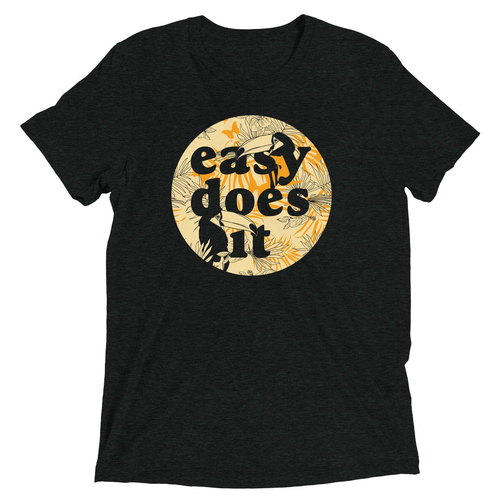 Easy Does It Men's Tri-Blend - Adult & Kids T-Shirts, Sweatshirts & Hoodies apparel design preview 1