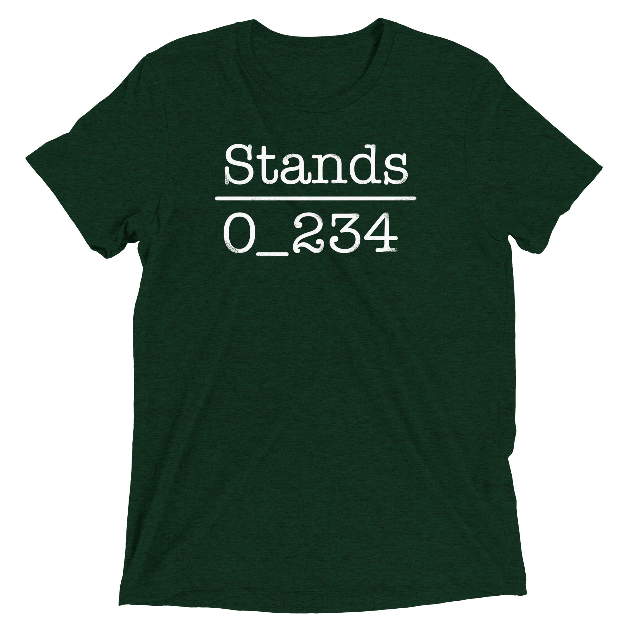 No 1 Under Stands Men's Tri-Blend - Adult & Kids T-Shirts, Sweatshirts & Hoodies apparel design preview 1