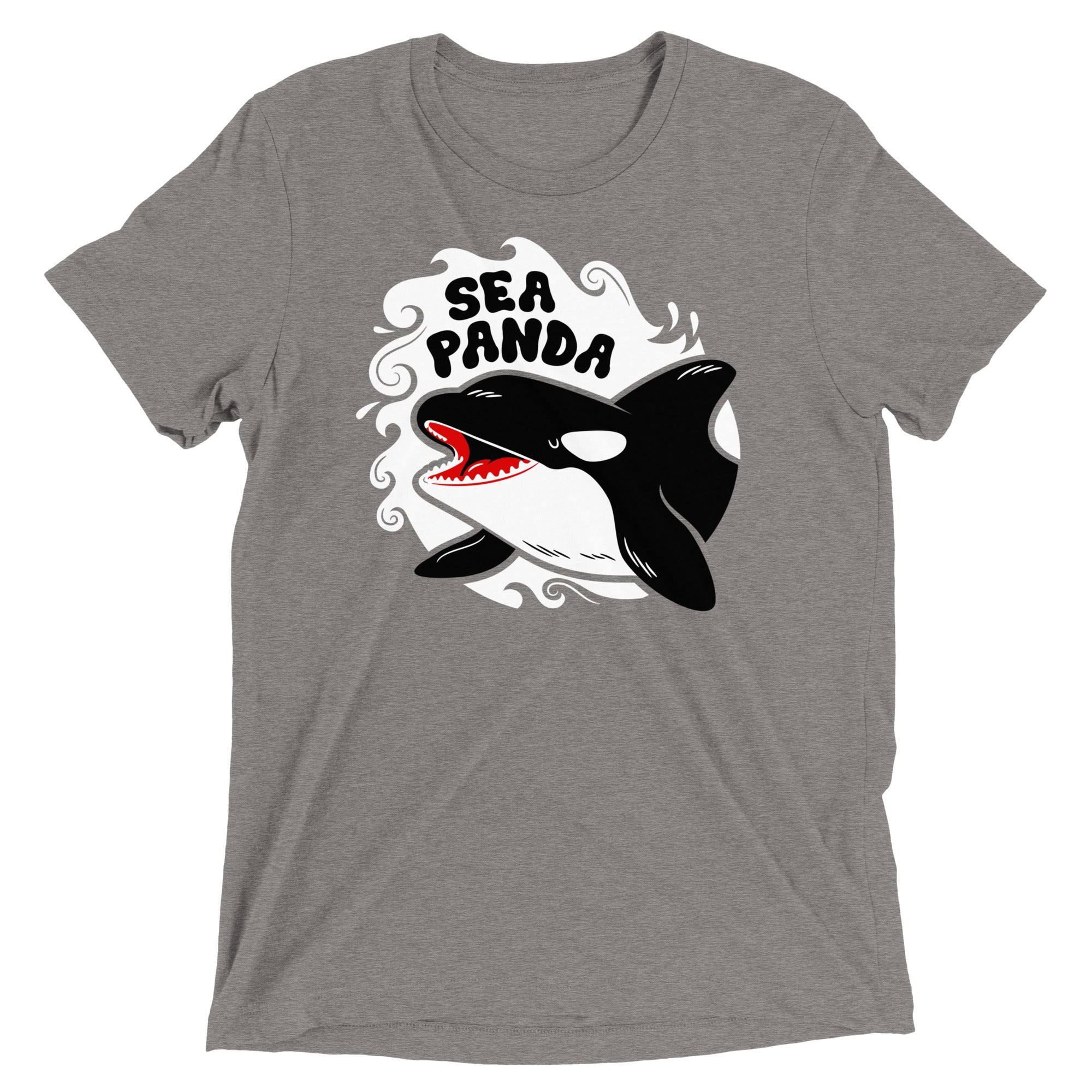 Sea Panda Men's Tri-Blend - Adult & Kids T-Shirts, Sweatshirts & Hoodies apparel design preview 1