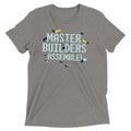 Master Builders Assemble! Men's Tri-Blend - Adult & Kids T-Shirts, Sweatshirts & Hoodies apparel design preview 1
