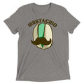 Mustachio Men's Tri-Blend - Adult & Kids T-Shirts, Sweatshirts & Hoodies apparel design preview 1